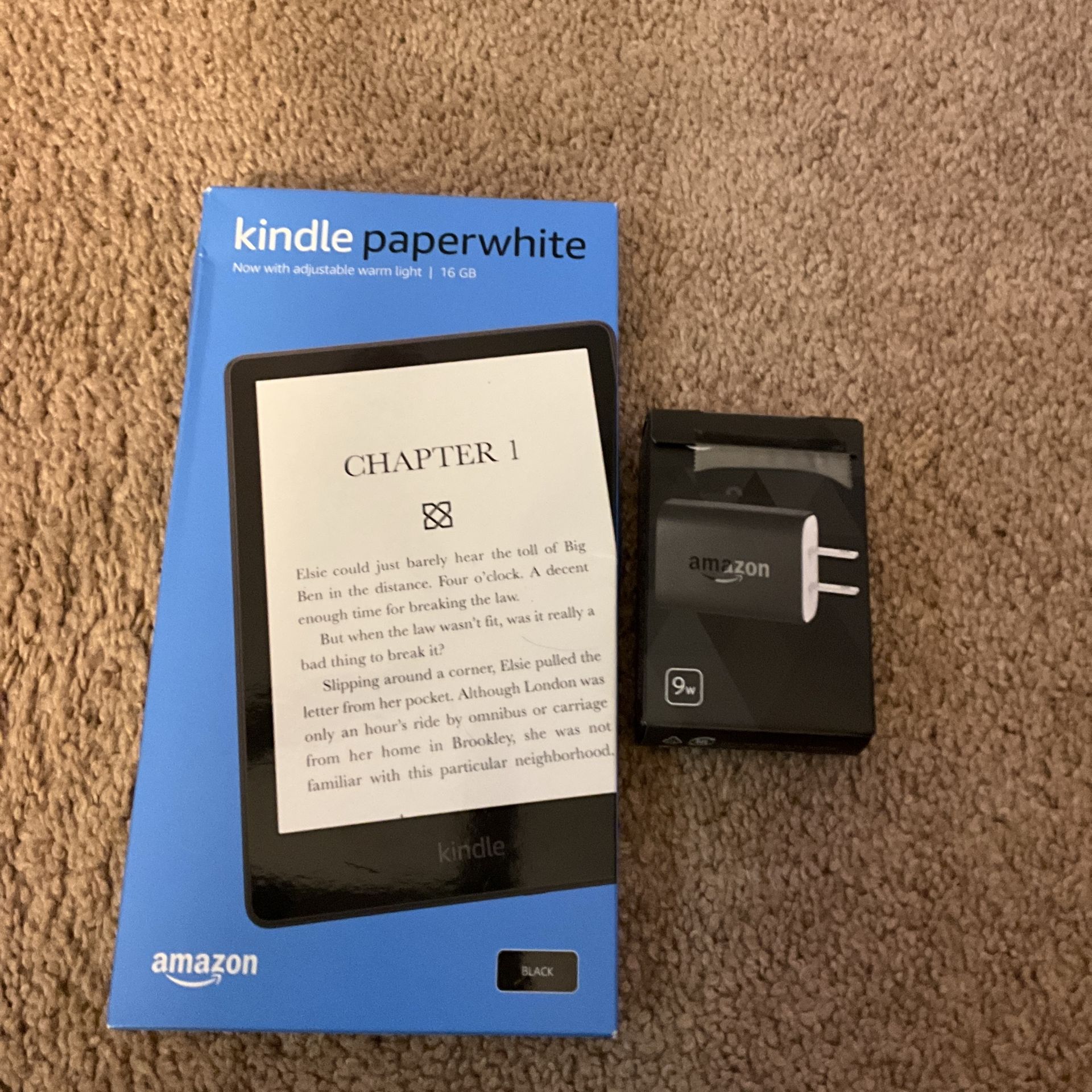 Kindle Paperwhite 16gb Black New I’m Box With Charger