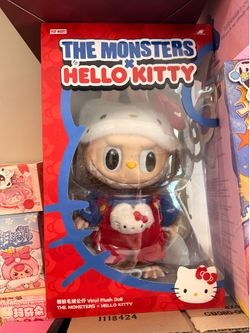 Labubu Hello Kitty limited edition Popmart 400%