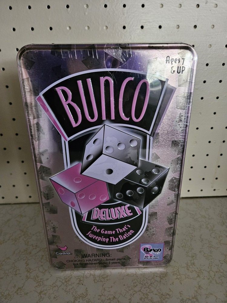 Bunco New Sealed Metal Tin Game