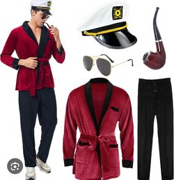 Men's Playboy Hugh Hefner Costume Set