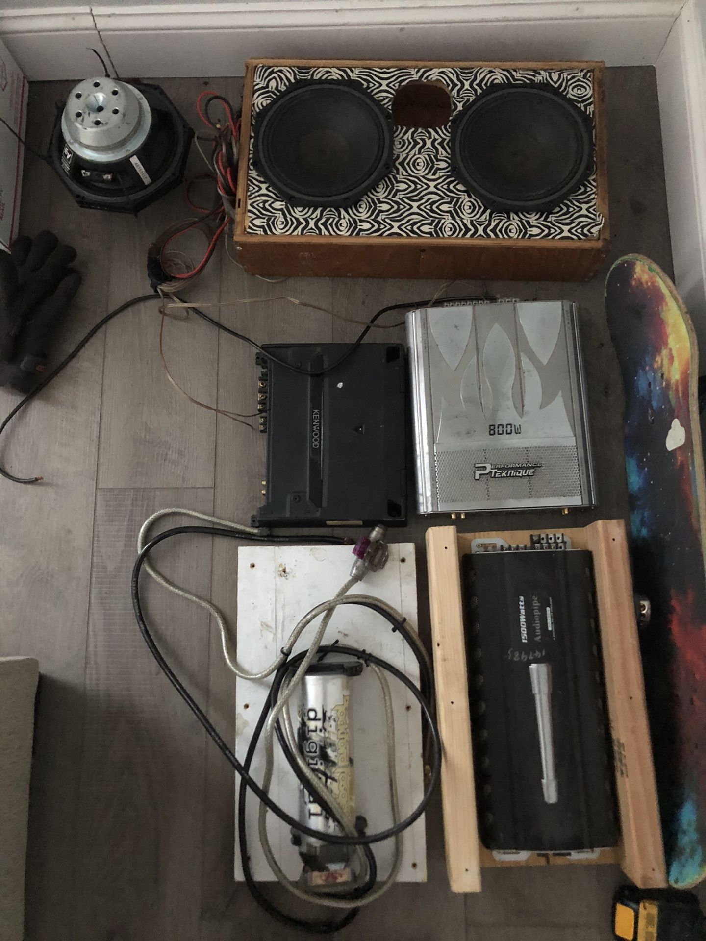 Audio Pipe 1500w AMP plus others