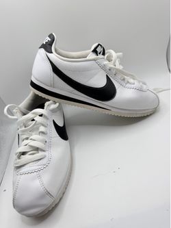 Nike Cortez White and Black Sneakers