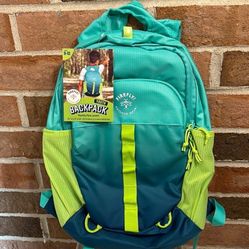 FireFly Outdoor Gear Backpack Youth Camping Backpack - Blue / Green, Unisex.
