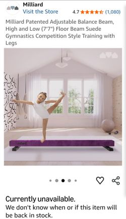 Gymnastics Balance Beam