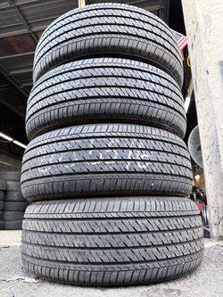 4 used 205/55R16 Firestone FR410 Tires
