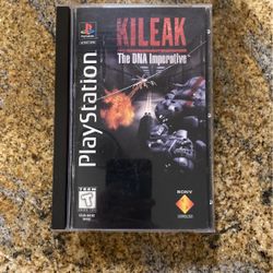 Kileak: The DNA Imperative (Sony PlayStation 1, 1995) Long box 