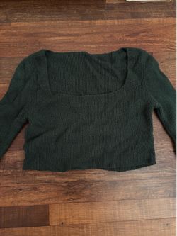 SHEIN green long sleeve size Small
