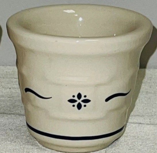 1990's LONGENBERGER VOTIVE/TOOTHPICK HOLDER (BLUE)