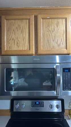 Whirlpool 1.9 cu ft Over-the-Range Microwave WMH32L19AS Stainless – Excellent Condition – OBO