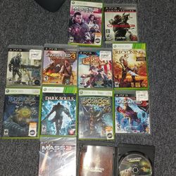 12 Assorted Xbox360 and PS3 Bundle