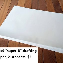 13x9 super-B drafting design drawing printer paper 210 sheets