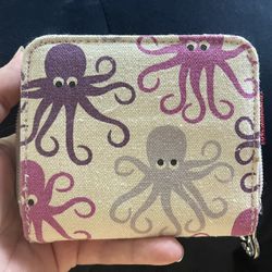 Bungalow 360 Wallet W Octopus Print