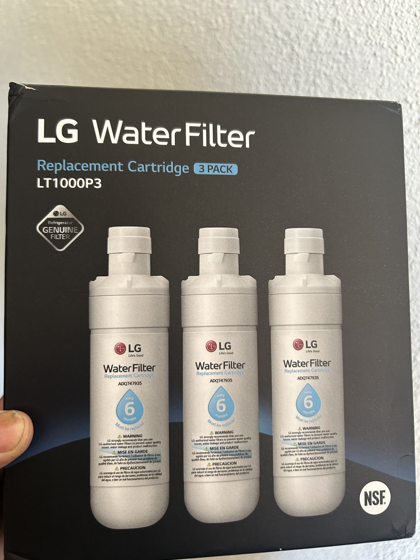 LG Water filter LT1000P3