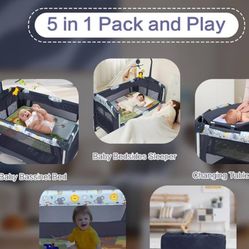 5 in 1 Bedside Pack n Play