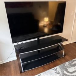 65” Vizio TV w/ 3 Glass Shelf