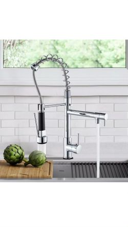 🚨 Kitchen Sink Faucet Solid Brass 🔥 Color Chrome 📦Brand New 🤩