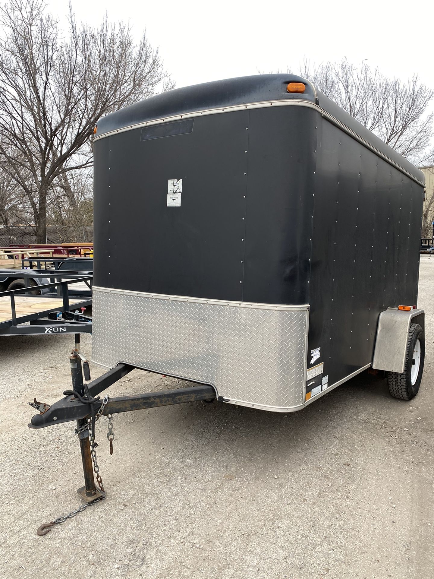 USED 6x12 ENCLOSED CARGO TRAILER