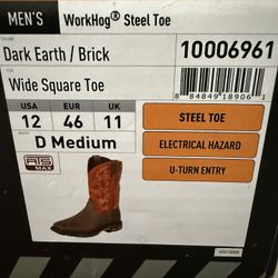 Ariat Work Hog Steel Toe Boots