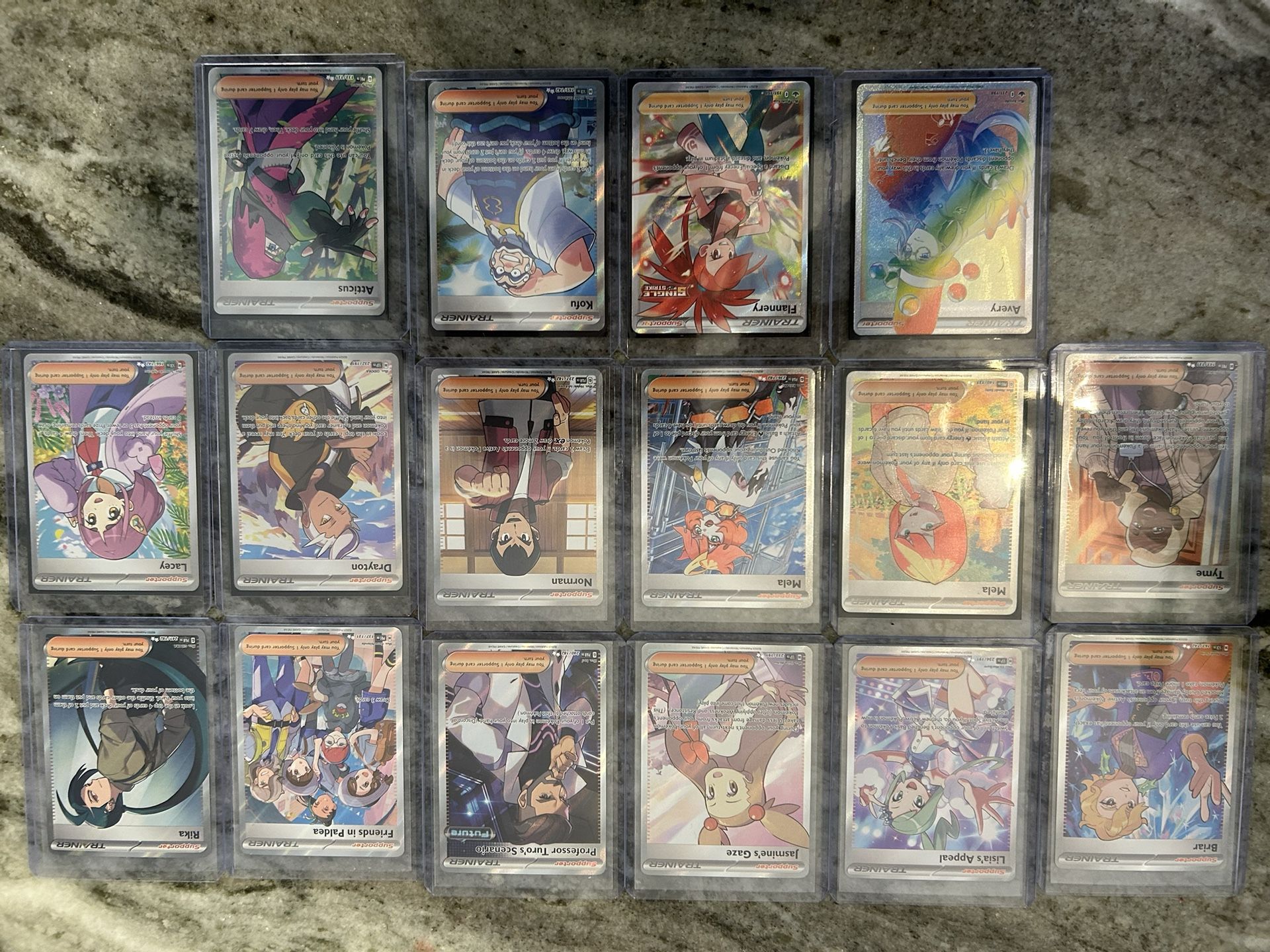 Trainers Pokemon Cards Sold Individually