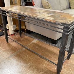 Stone Top Console 
