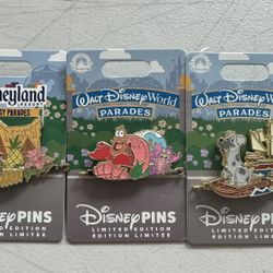 Disney Parade Limited Edition Pins. 