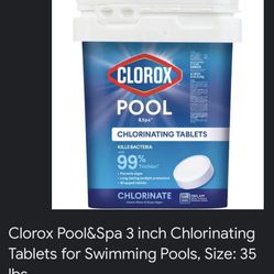 Cloroxpool Chlorinating Tablets Pool And Spa 35lb