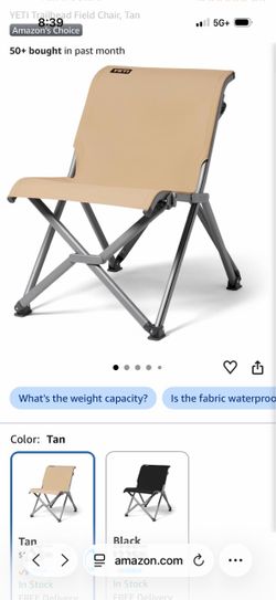 YETI TRAILHEAD FIELD CHAIR (BRAND NEW)