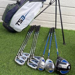 USKG US Kids Golf TS3 57 Golf Club Set with Bag for kids 57-60”tall