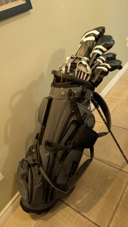 RH MINT ONOFF HYPER EFFECT ZONE DRIVER/ IRON SET / NEW MEN'S PGM PERIMU STAND GOLF BAG