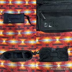 BÉIS The Stroller Organizer in Black Stroller Caddy With Cup Holders READ!