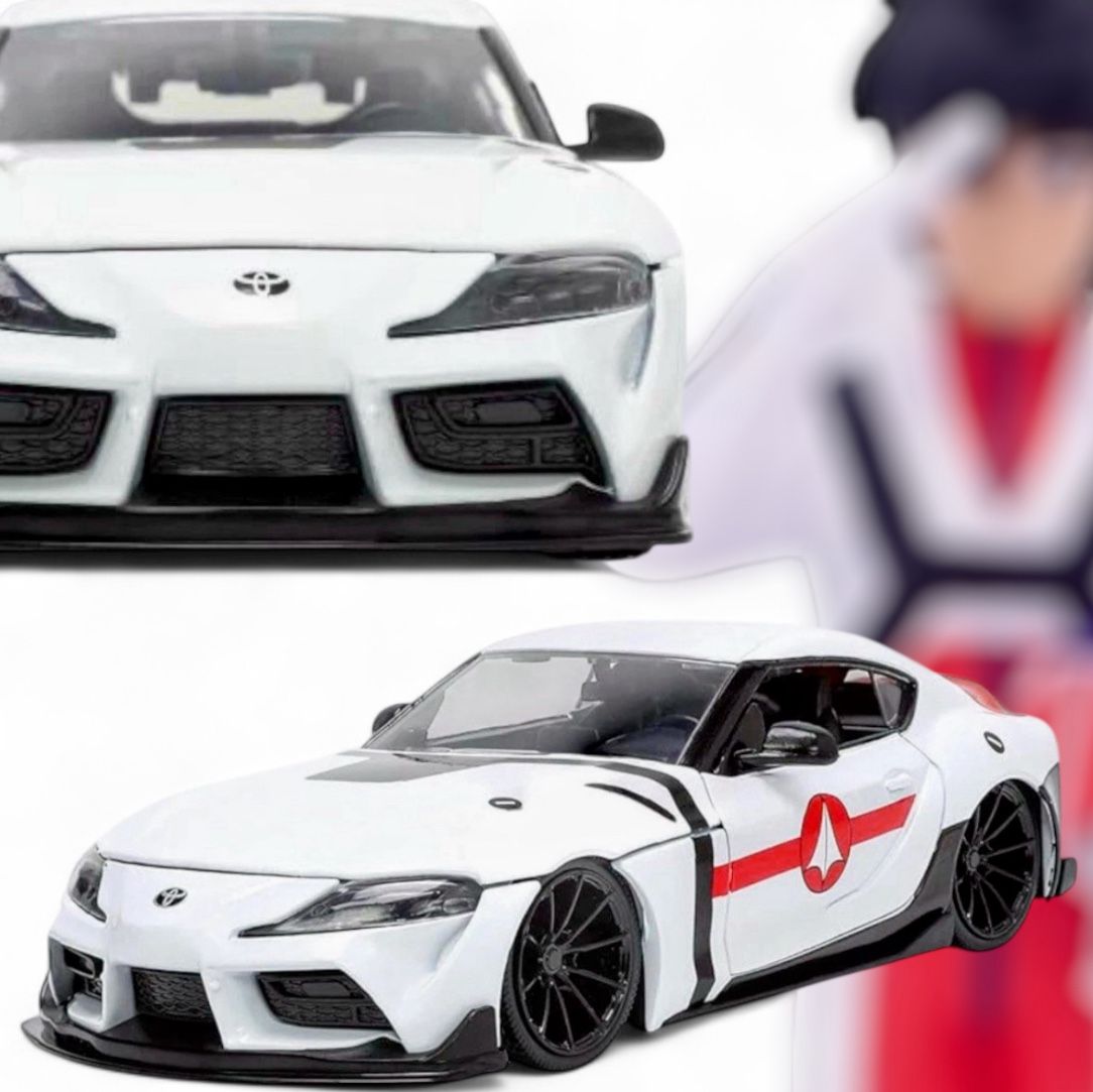 Robotech Rick Hunter & 2020 Toyota Supra Die-Cast Car Jada Toys 1:24 Figure