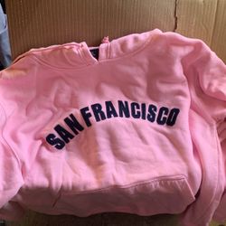 Girls Pink hoodie / Has San Francisco 