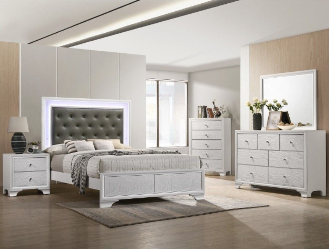 Brand New! 7pc Queen/Full Bedroom Set 😍/ Take it home with Only $39down/ Hablamos Español Y Ofrecemos Financiamiento 🙋