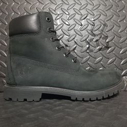 Timberland Premium 6-Inch Black Nubuck Leather Combat Boots 8658A women's size 8.5