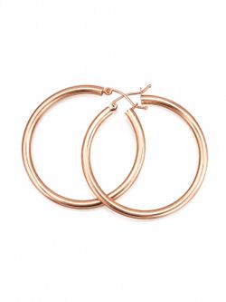 Argollas en oro rosa 14k