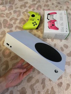 Xbox series s with two controllers