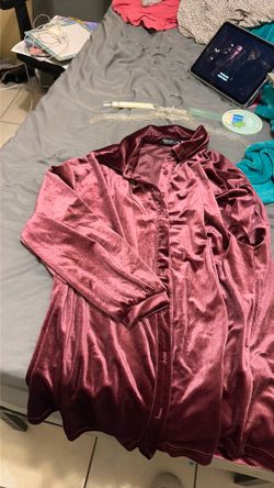 Velvet blouse
