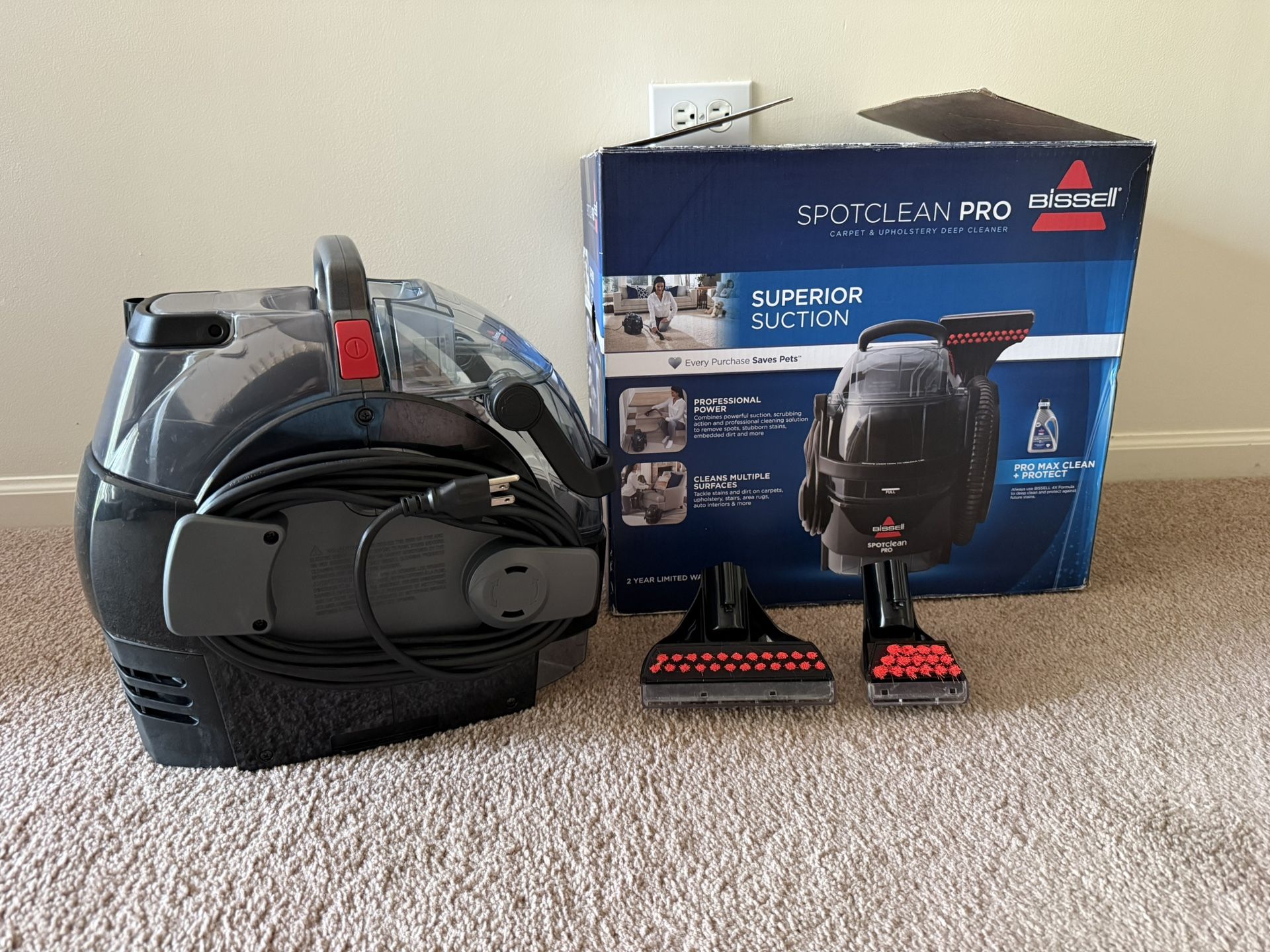 Bissell Spotclean Pro Carpet Cleaner - Great Condition!