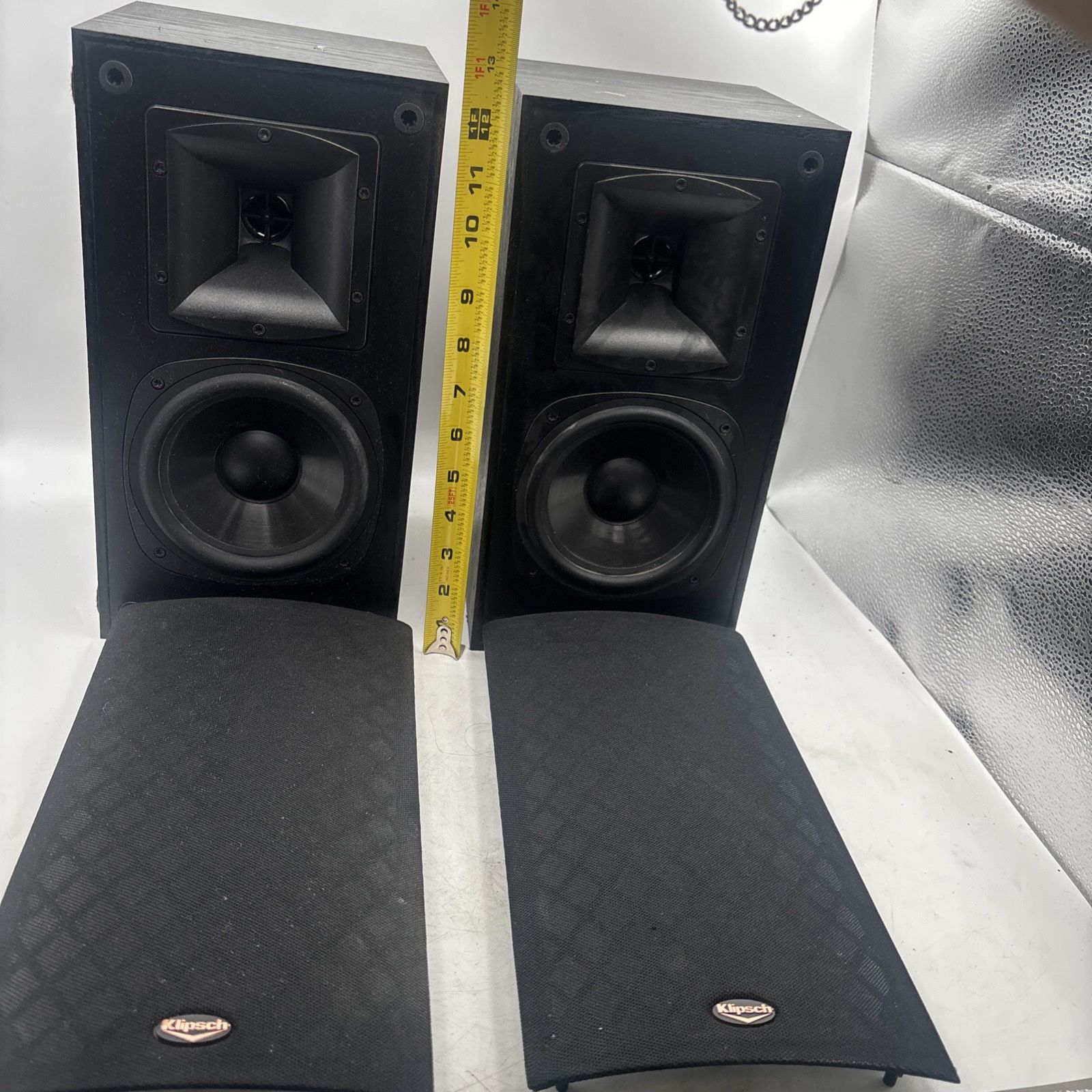 Klipsch SB-1 Bookshelf Speakers HiFi Stereo Home Audio 2-Way Black 75w 8ohm