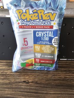Pokemon Mystery Packs Pokerev Crystal 8.0 + Charms