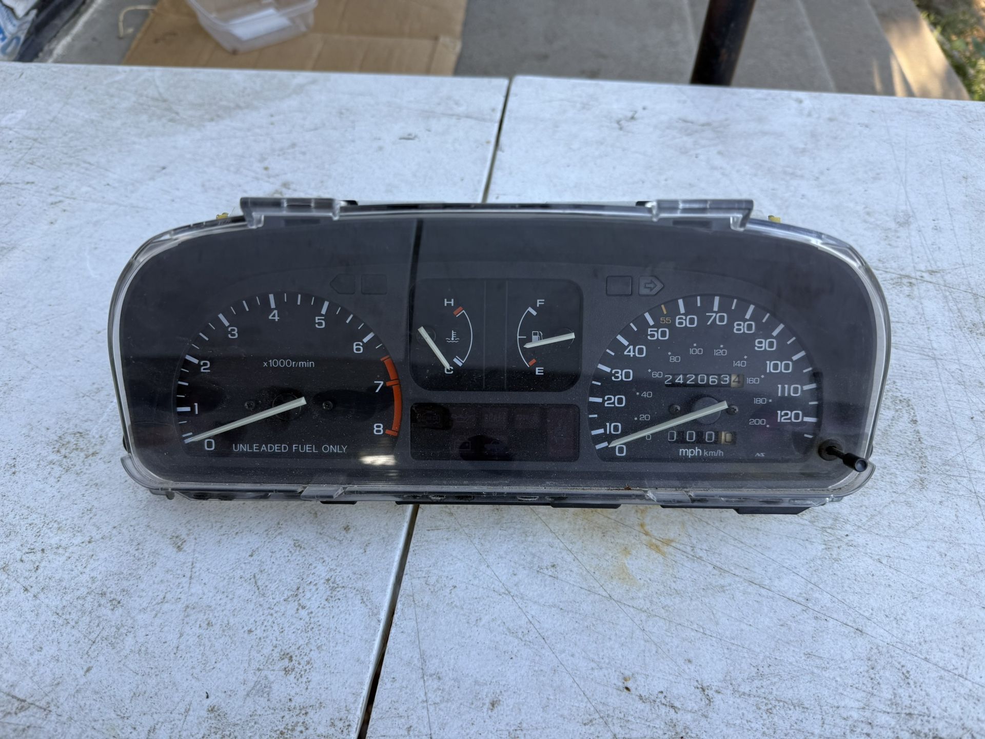 88-91 Honda Civic  Cluster 