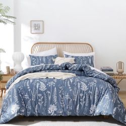 Queen Comforter Set Infinity Blue