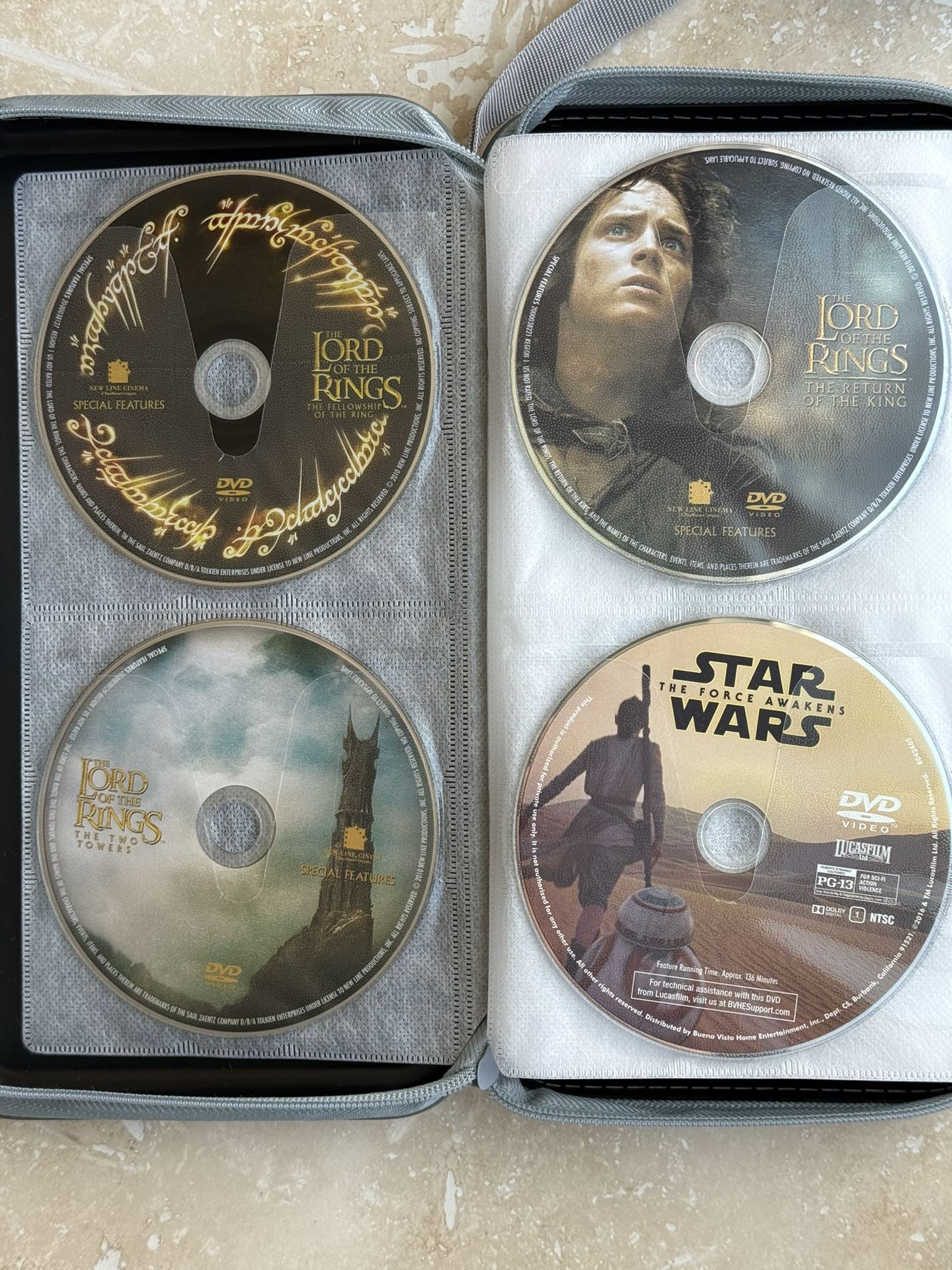 Collection of 44 DVDs