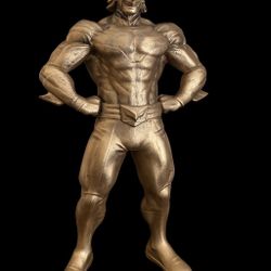 16 inch gold All might statue 