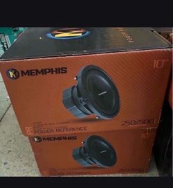 Memphis Power Reference 10” Subwoofers(2)