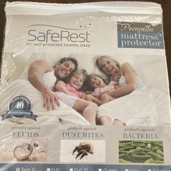 SafeRest Premium Mattress Protector Size Twin XL