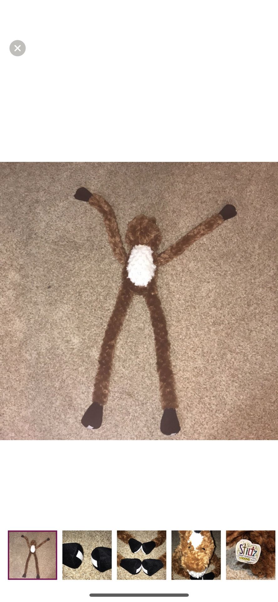 stiltz stuffed animal ganz