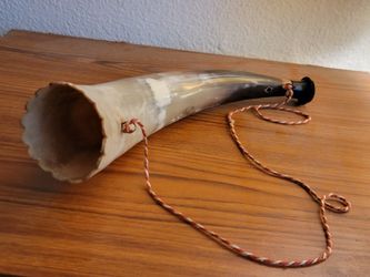 Vintage German Cow Horn