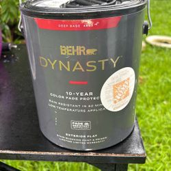 BEHR DYNASTY Exterior Flat Stain, Blocking Paint And Primer 10 Year Color Fade Protection