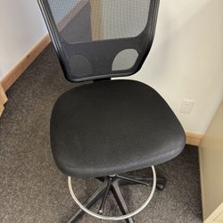 Tall Armless Office Chair